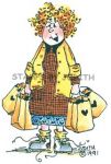 S-04 Lg. Perm Hair Bag Lady
